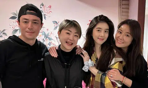 Quan Yifeng and daughter Eleanor Lee meet 'sister' Ruby Lin and 'brother' Wallace Huo