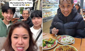 woman husband Paris cai fan economic rice