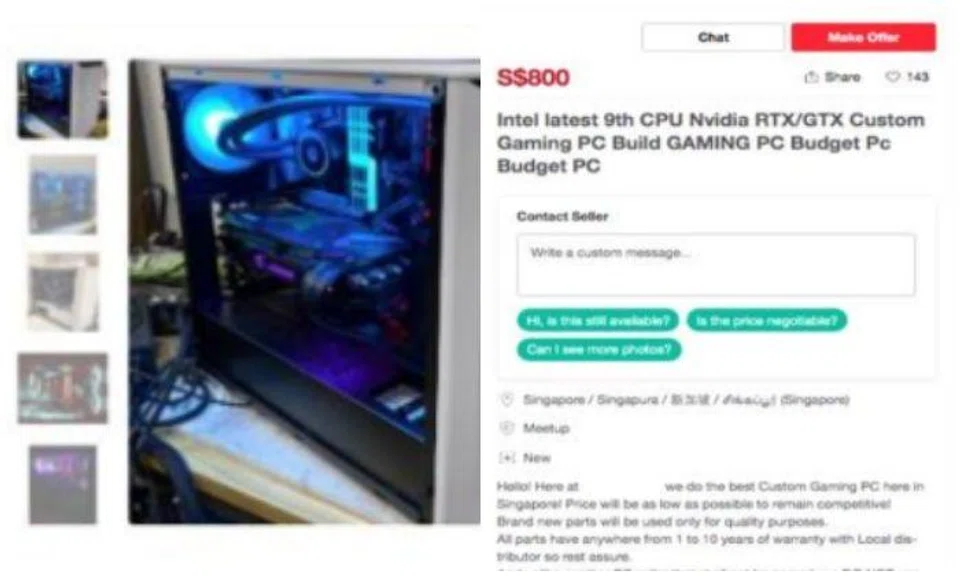 Two 16-year-old teens arrested for cheating victims of more than $5k on Carousell