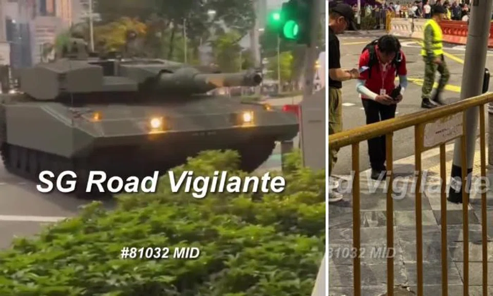 'Technical issue' caused tank to 'come in contact with traffic light' at North Bridge Road: Mindef
