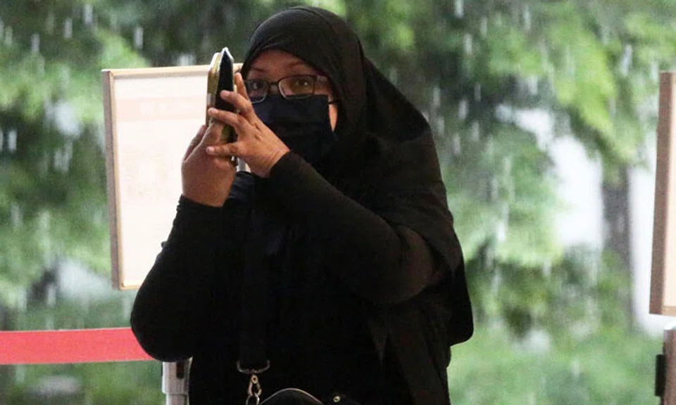 Fauziah Mat Perlam was sentenced to three years and four months in jail. ST PHOTO: KELVIN CHNG