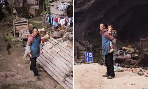 18 families live in one cave in China but some worry new cable car will take away their home as number of tourists will increase