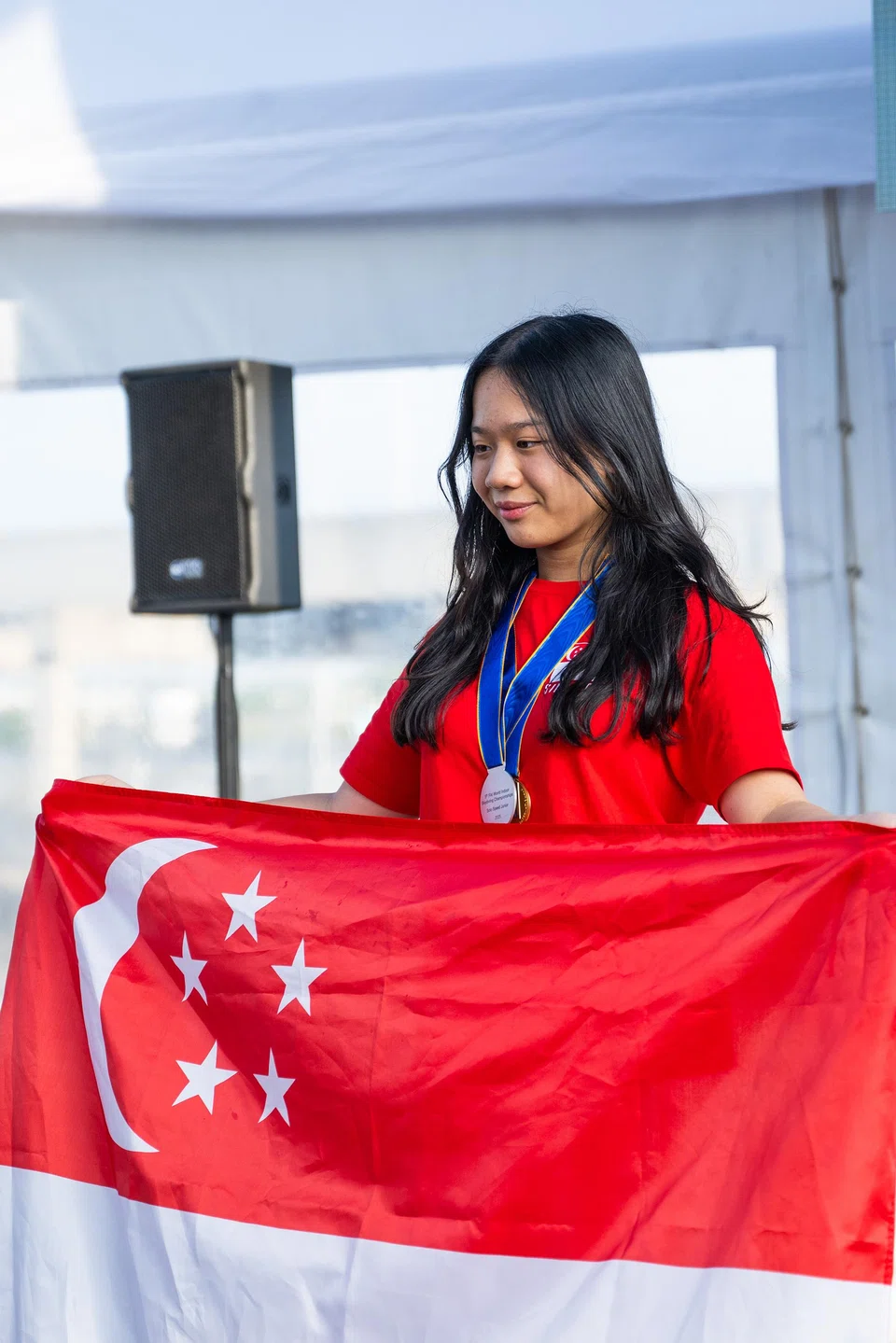 Vera Poh claimed the silver medal in the solo speed junior event.