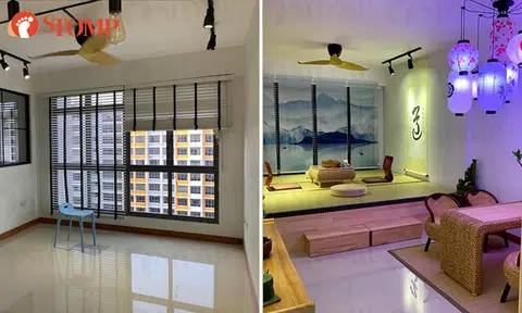 Singaporean guy spends $15k to turn regular Sengkang HDB flat into Japanese-themed living