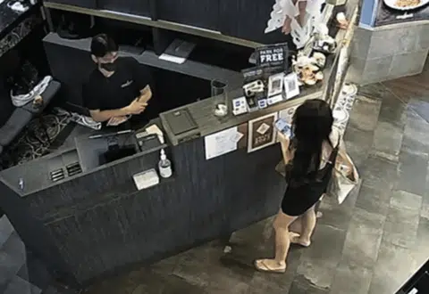 The woman returned to the eatery on Jan 3 to pay for her July 6, 2024, meal.