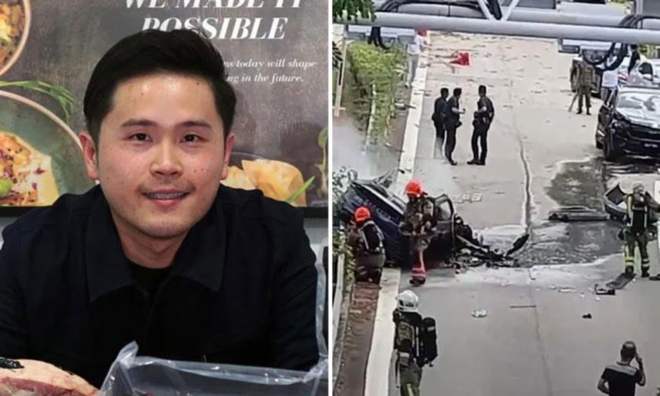 Mr Jeffery Loh Chong Hao was killed in a high-speed crash on Nicoll Highway on March 2. PHOTOS: LIANHE ZAOBAO, FACEBOOK