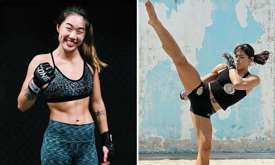 Left: Angela Lee. Right: May Ooi. Photos: ST, ONE Championship 