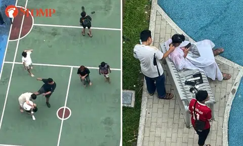 Youths blast music, wrestle, cut hair and sneak into futsal court: Town council makes police report