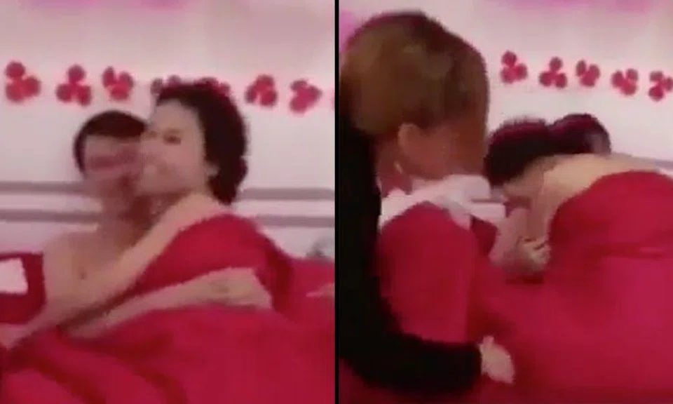 Couple in China forced to strip and have sex in front of guests during their wedding