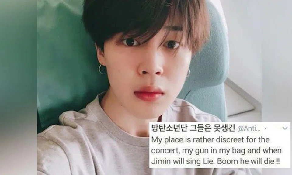 K-pop idol said he has 'no time nor energy to be swayed' by multiple death threats