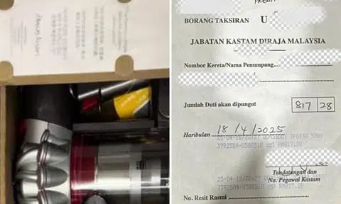 Singaporean taxed for bringing Dyson into Malaysia