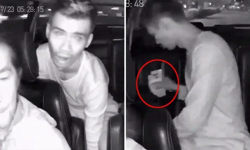 Passenger takes $500 cash from driver's bag, thinking no one saw him