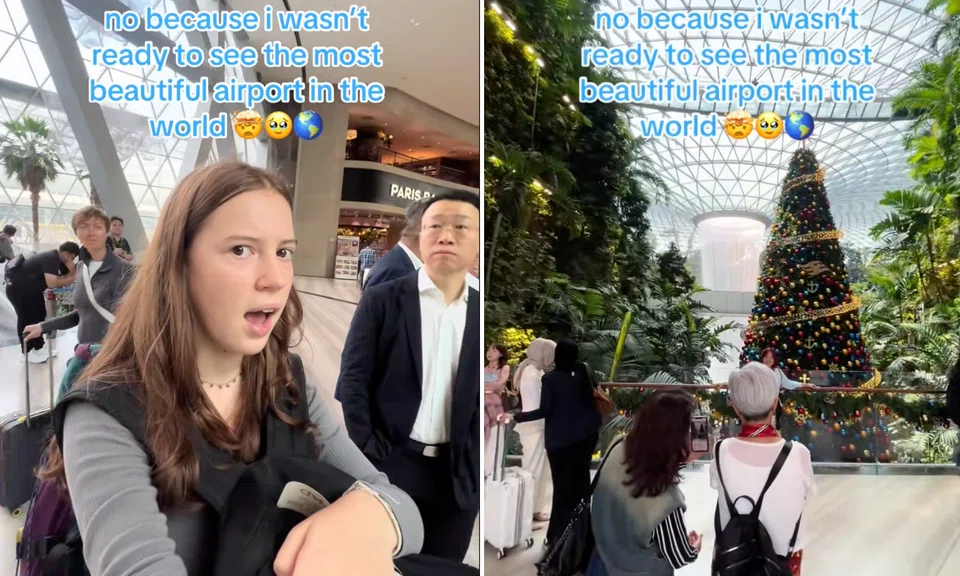 A German tourist expressing her admiration for Changi Airport was met with ragebait comments from non-Singaporeans. 