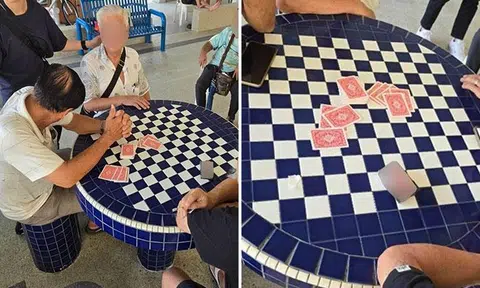 Men illegally gambling at Aljunied Crescent