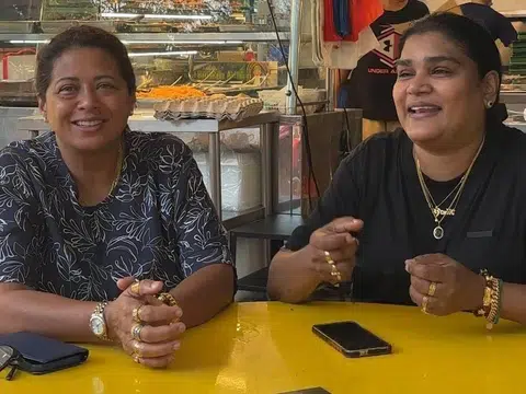Ms Leelavathi Sinnathurai (left) and Ms Nabisah Bevi Maudu, the duo behind N&N Nasi Padang Corner.