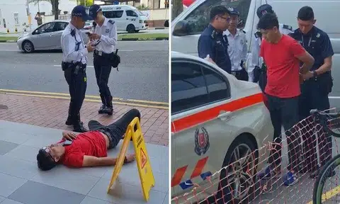 Van hits woman along Jalan Sultan: Man arrested for allegedly driving under influence of drugs
