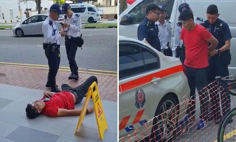 Van hits woman along Jalan Sultan: Man arrested for allegedly driving under influence of drugs