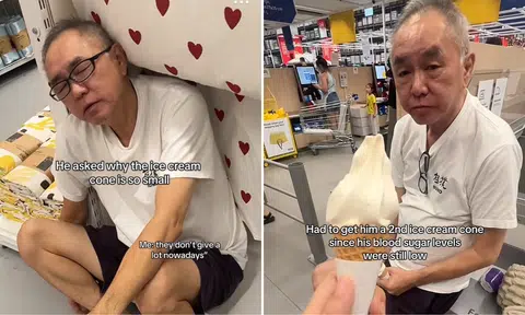 Customer let woman cut queue to get Ikea ice cream for diabetic dad