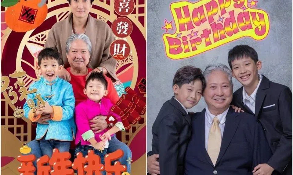 Sammo Hung celebrates 73rd birthday with his grandsons | STOMP