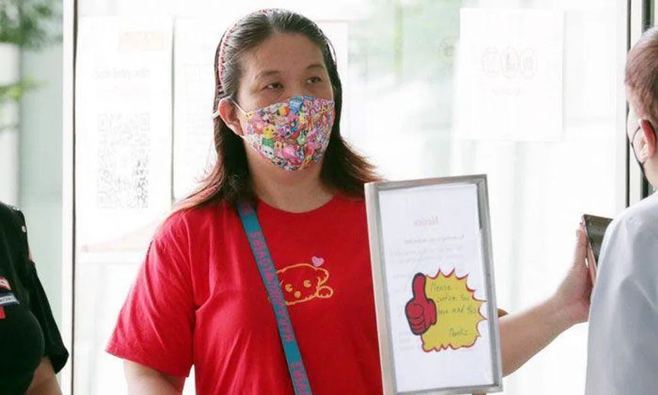Lim Sok Lay at the State Courts on May 21, 2021. PHOTO: ST FILE