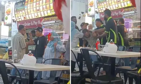 'Imagine I take photo of your daughter': Men scuffle over phone in Little India coffee shop, police called
