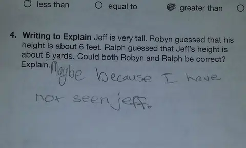 Students who spectacularly failed their homework while gloriously owning it