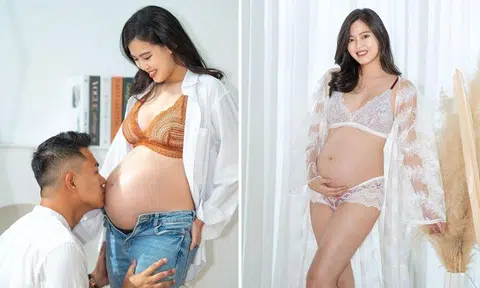 Actress Kimberly Chia shares photos of baby bump from lingerie shoot