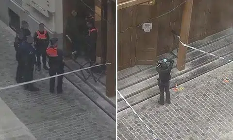 The Brussels police received a call for assistance at Sint-Pietersstraat, a street in the Belgian capital, at 2.30am local time, according to local reports. PHOTOS: NIEUWBLAD