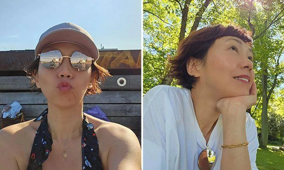 In an interview programme which aired recently, home-grown singer Kit Chan says she did not reveal news of her "divorce" in 2017 because she never legally married. PHOTO: HELLOKITCHAN/INSTAGRAM