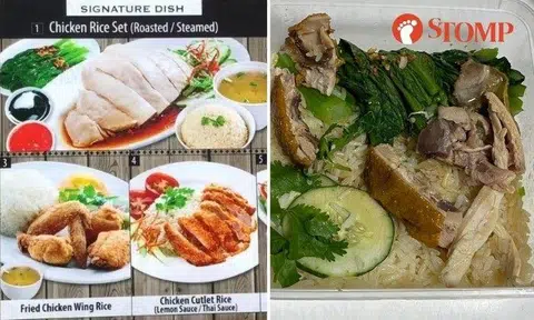 Stanley, the stall owner, told Stomp: "Regarding this matter, we understand the concerns of this customer. She was served the chicken tail meat and there will be bones."