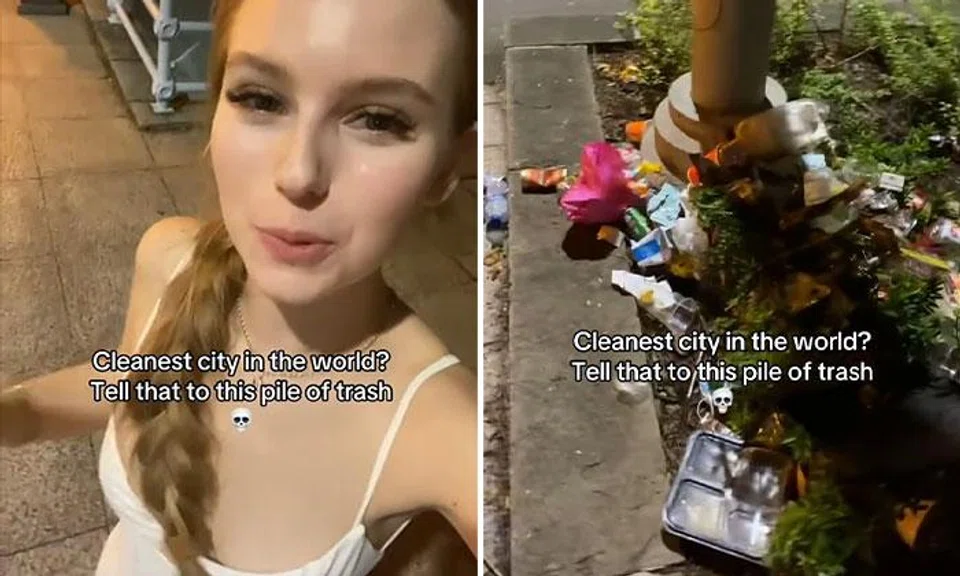 Russian TikToker challenges Singapore's reputation as cleanest city in the world