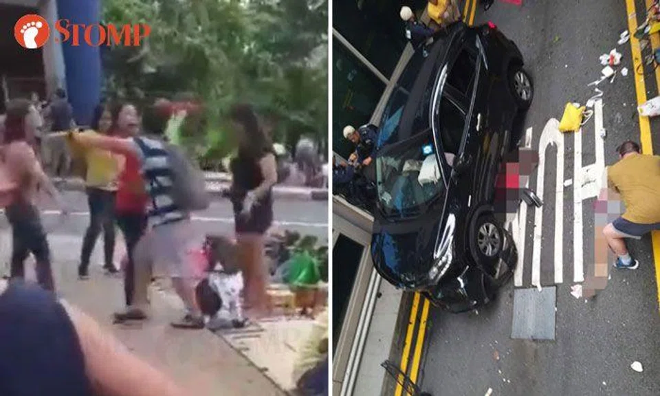 New video of fatal Lucky Plaza crash: Crowd seen dancing to music just before accident