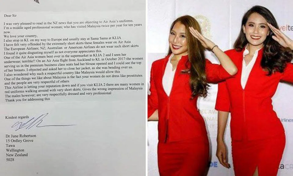 New Zealand female doctor complains about AirAsia's "skimpy" uniforms: Doubts over if she's even real