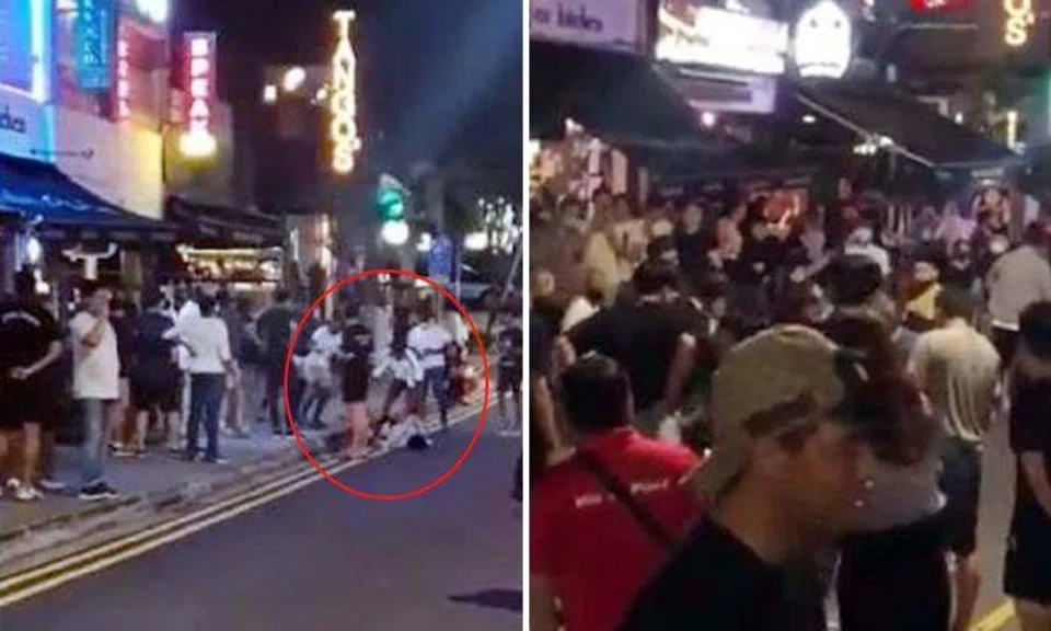 Man, 22, taken to hospital after brawl at Holland Village