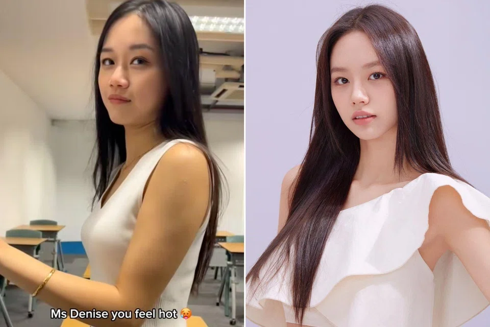 Many were struck by her uncanny resemblance to Korean actress Hyeri.