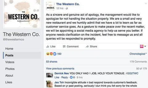 PR fail? The Western Co. posts apology over sarcastic response to customer's alleged WTF comment -- then removes it