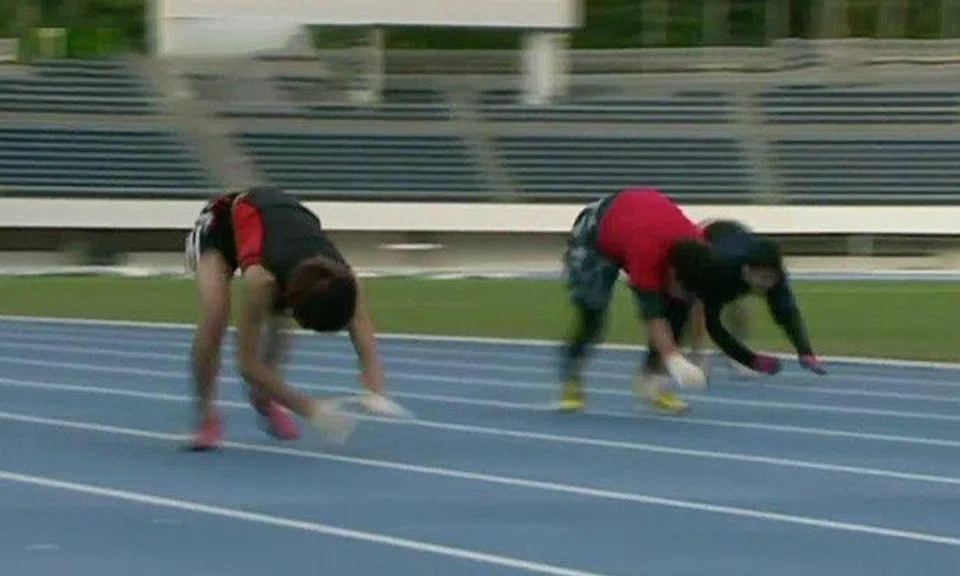 This is the world's fastest man who can run on all fours