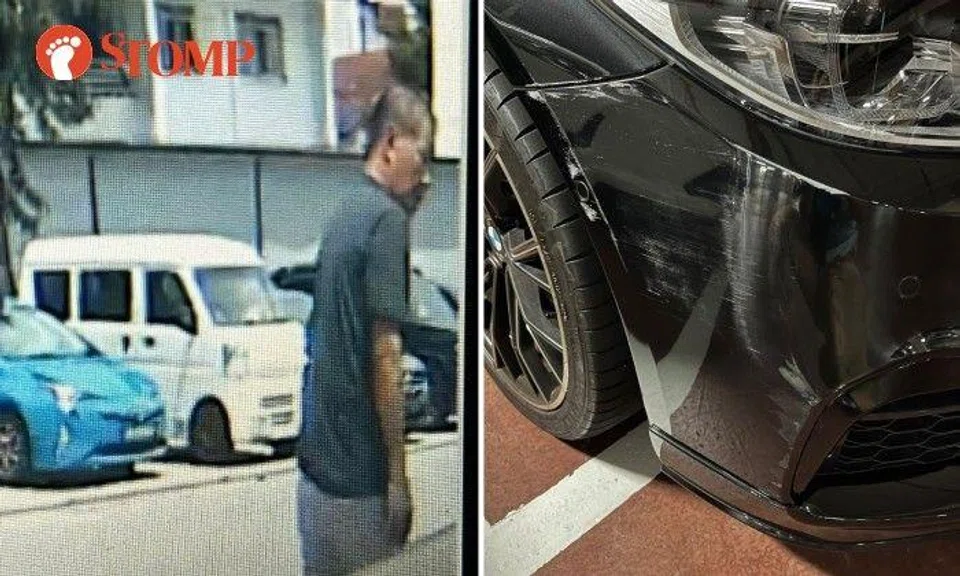 Stomper A shared photos of the driver of the Toyota Wish that hit his car and the damage done.