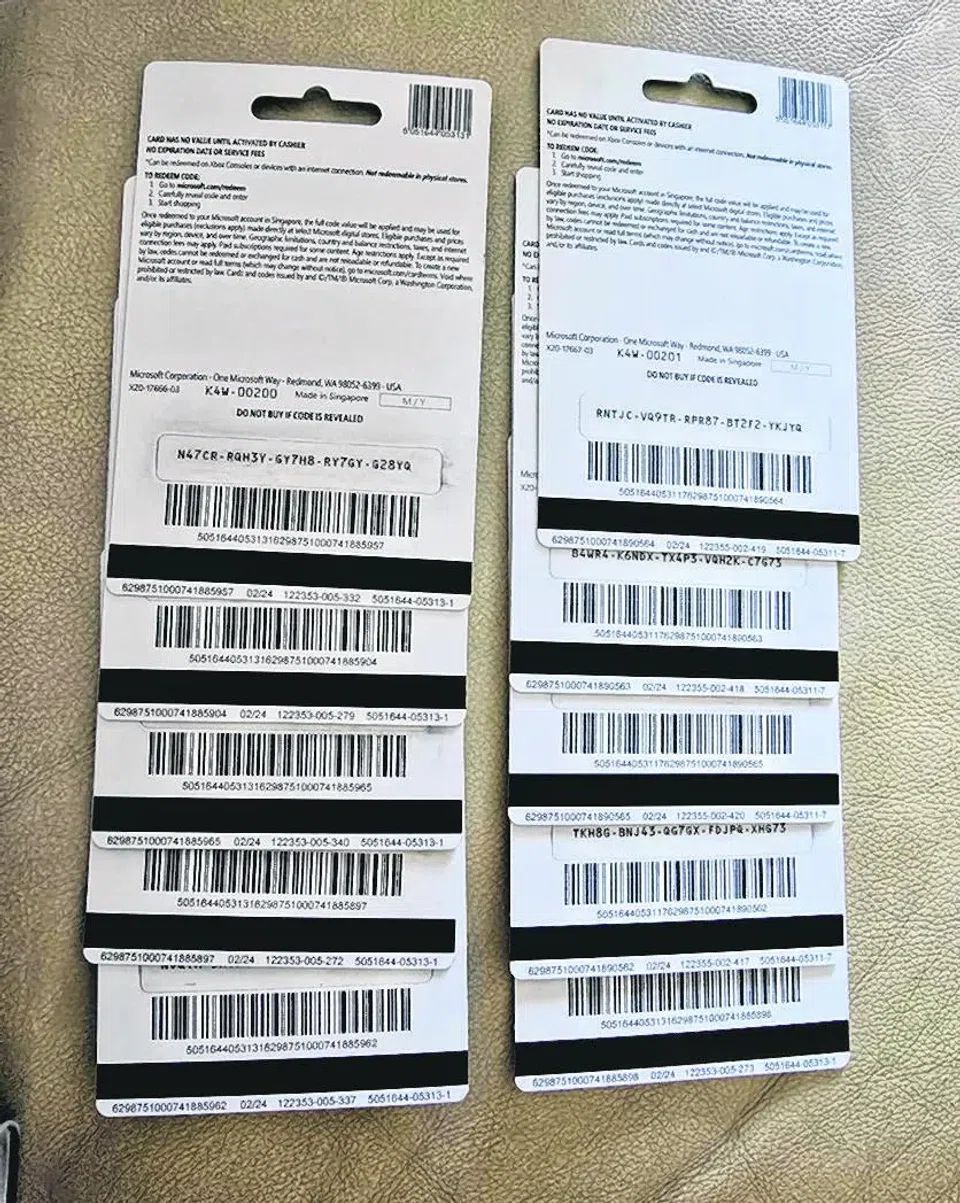 The man emptied his savings to buy gift cards after meeting a woman during Chinese New Year.