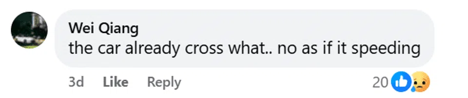 Comment in support of car