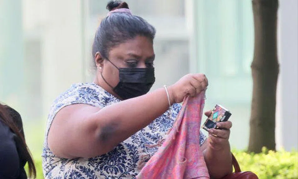 Lynne Charlotte James cheated her boss in 2,253 instances from 2008 to 2017, and he now lives in a rented home with his wife after depleting his life savings. ST PHOTO: KELVIN CHNG