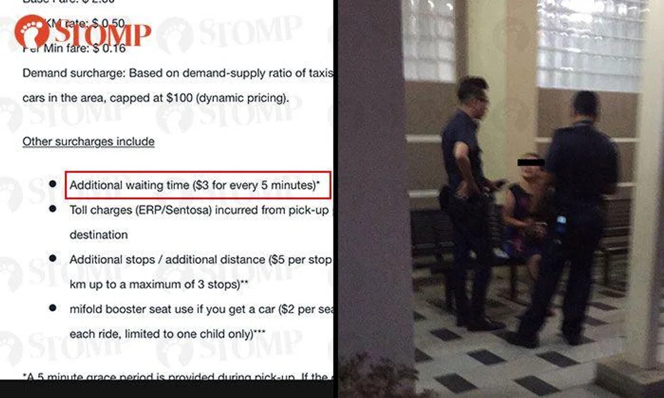 Grab passenger allegedly refuses to pay $3 extra charge for being over 5 min late -- and calls police