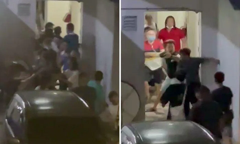 Fight breaks out after drinking session escalates into 'private settlement' in Woodlands
