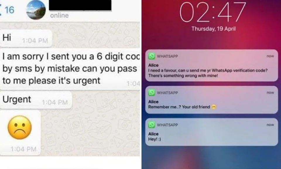 Police warn of phishing scams involving compromised WhatsApp accounts