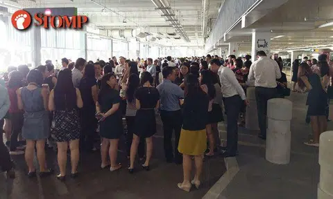 Workers evacuated from Mapletree Business City building 