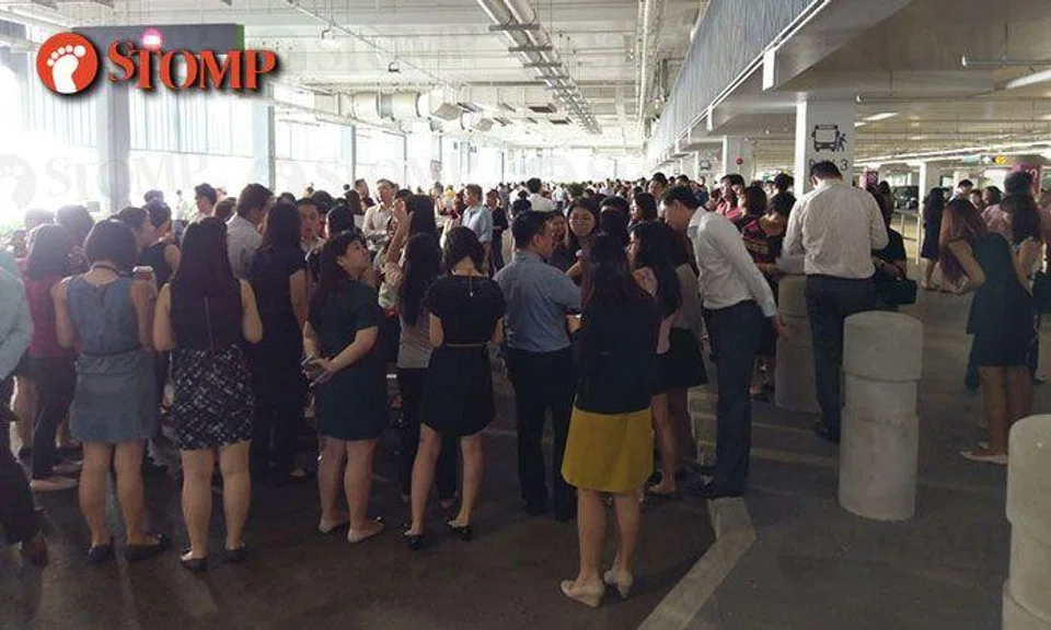 Workers evacuated from Mapletree Business City building 