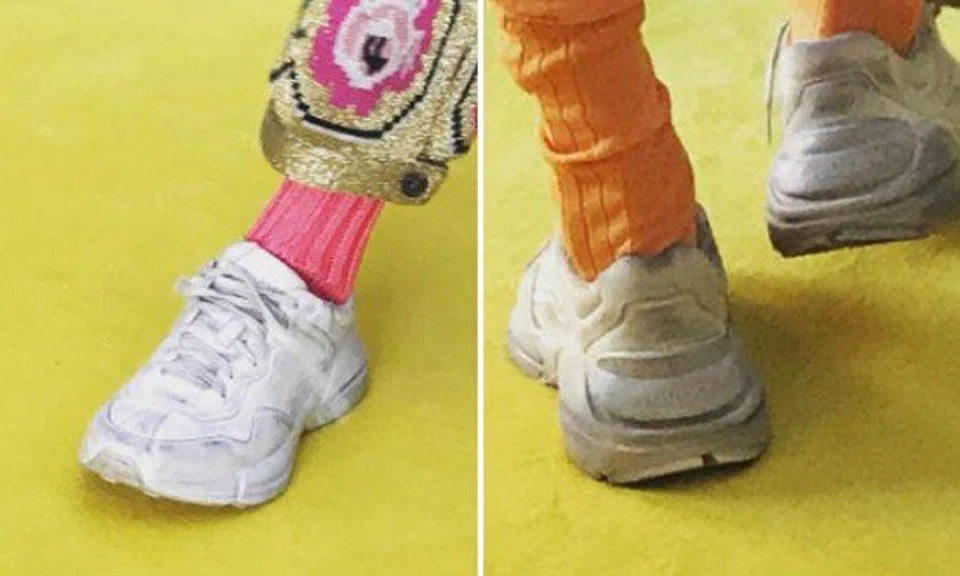 Gucci's new 'luxury' sneakers look like school shoes that haven't been cleaned in ages