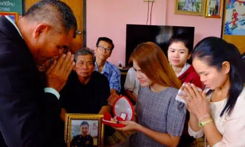 Thai GF insists on going through with engagement after BF dies from accident on the way to pick her up