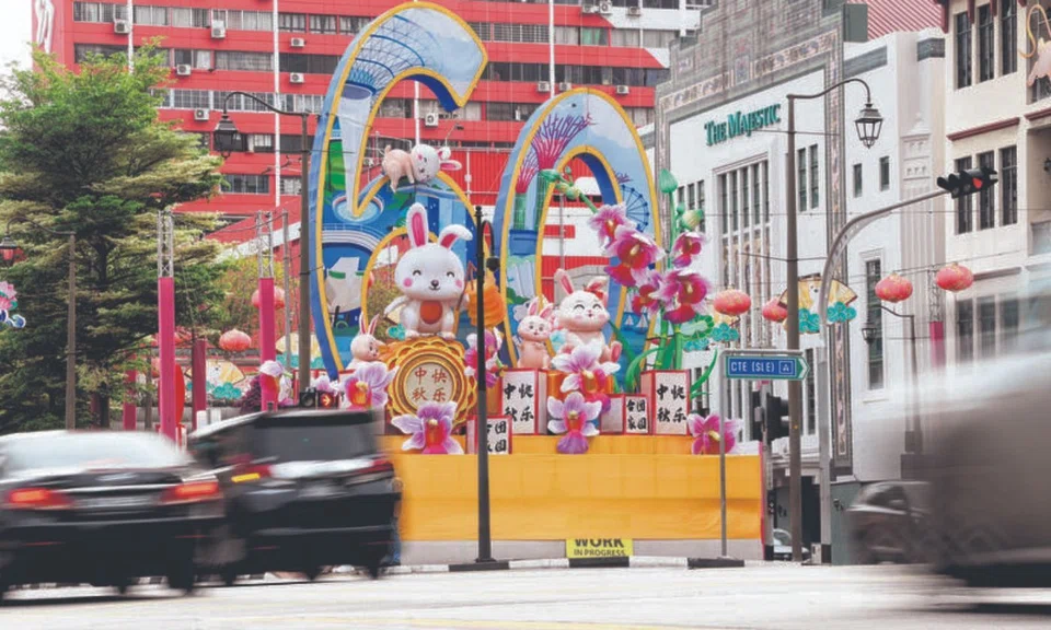 no mid-autumn lantern decorations in 2026 chinatown