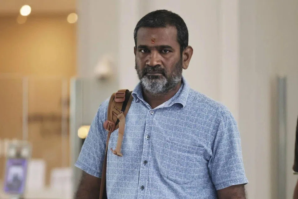 Ramaiah, an Indian national, was accused of touching an 18-year-old girl’s thigh on a bus on Nov 1, 2025. ST PHOTO: KELVIN CHNG